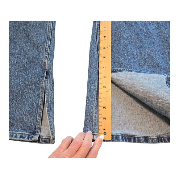 Abercrombie & Fitch Blue Straight Leg Jeans - Picture 13 of 13
